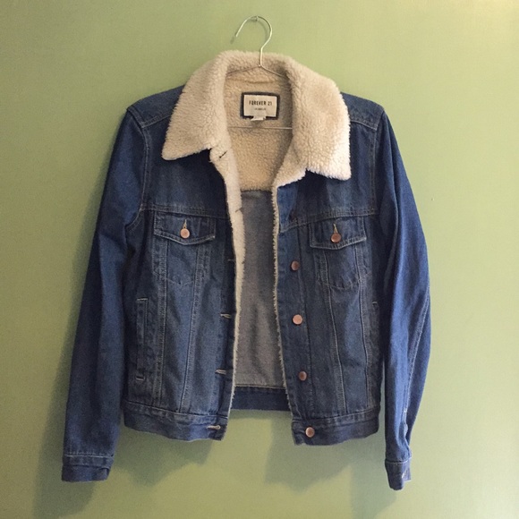 ladies lined denim jacket